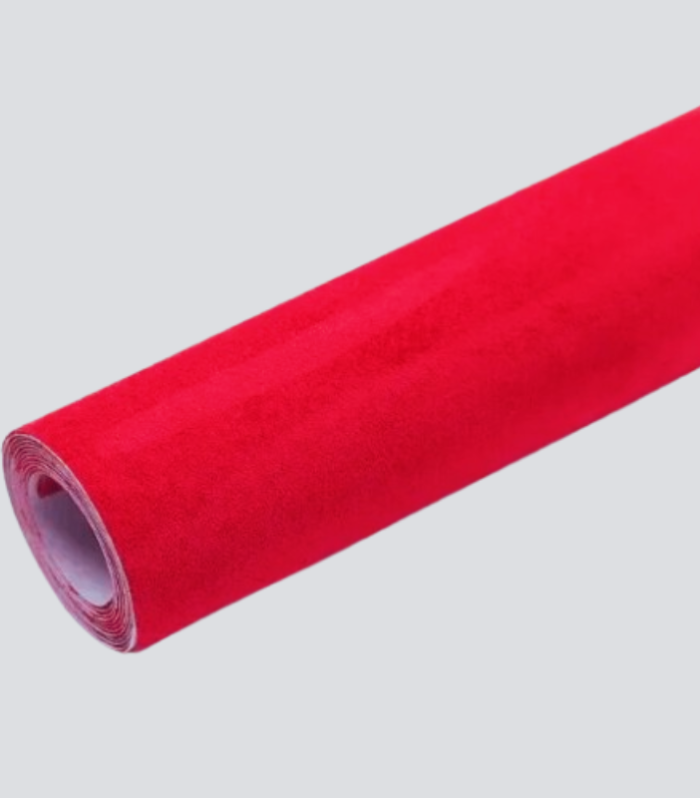 Alcantara rouge : Pack 2 Rouleaux Alcantara – 30cm x 1m